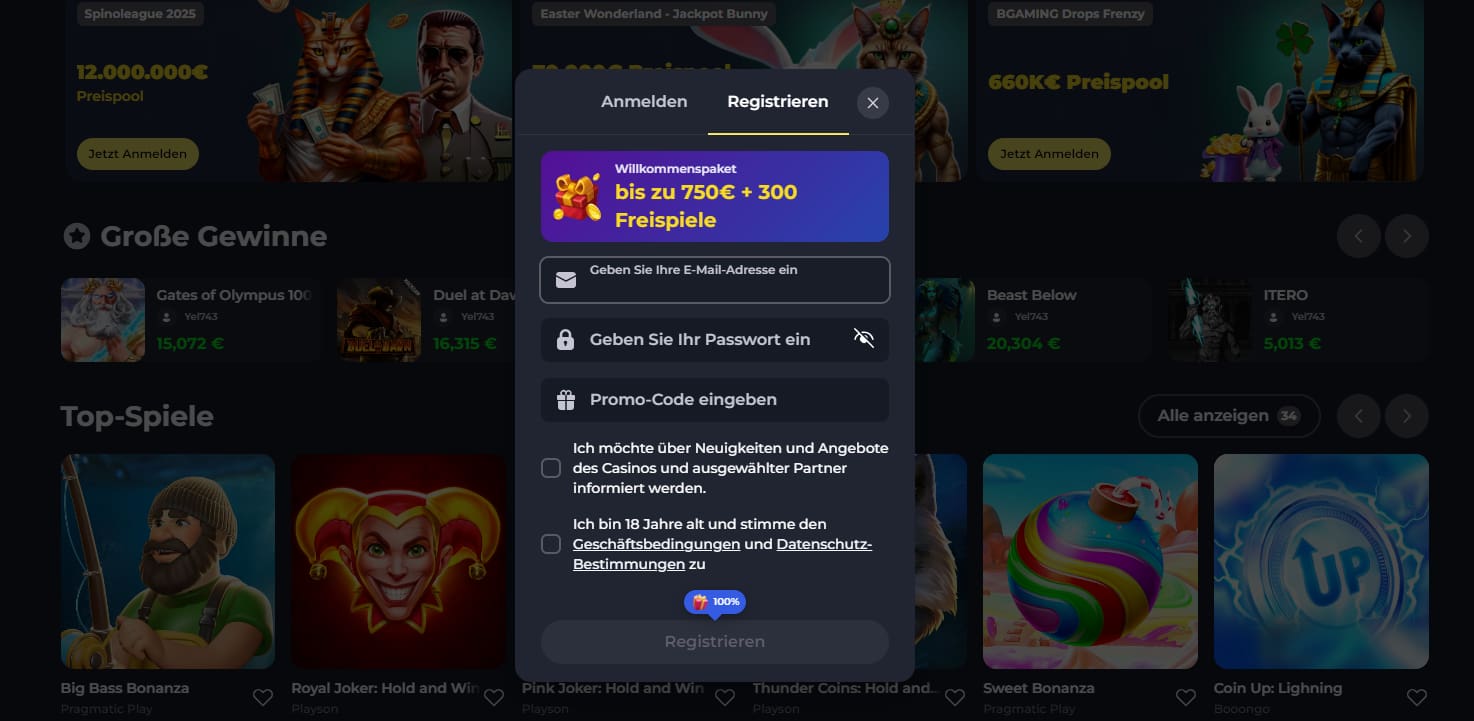 felixspin registration